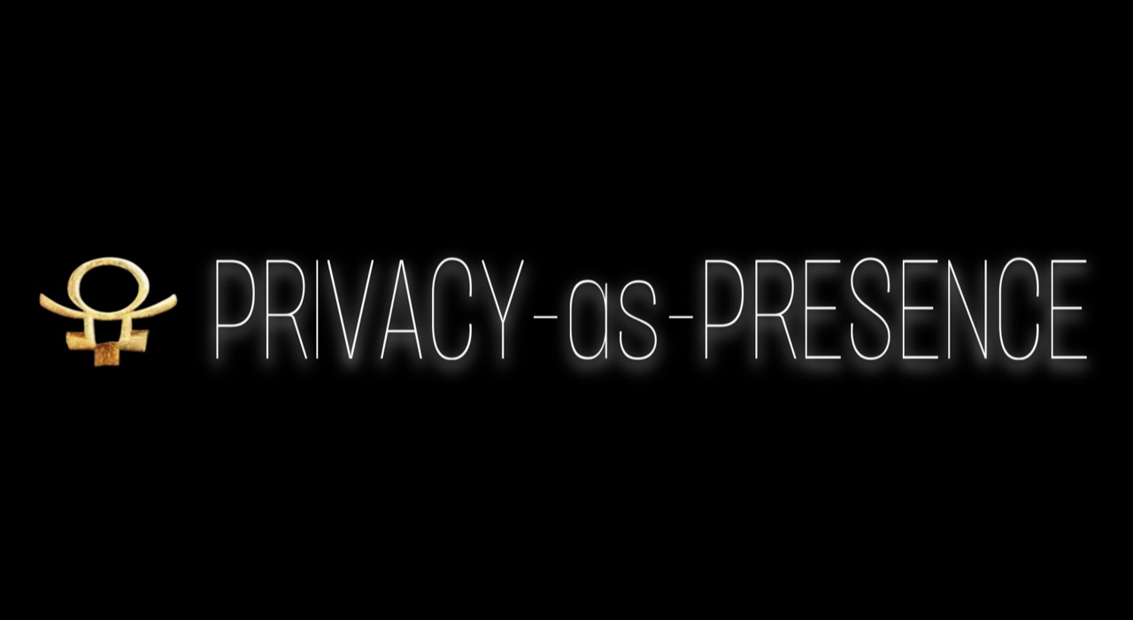 Privacy-as-Presence cover